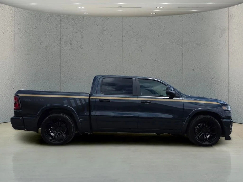 New 2026 Forged Blue Metallic Exterior Paint RAM Big Horn image 2