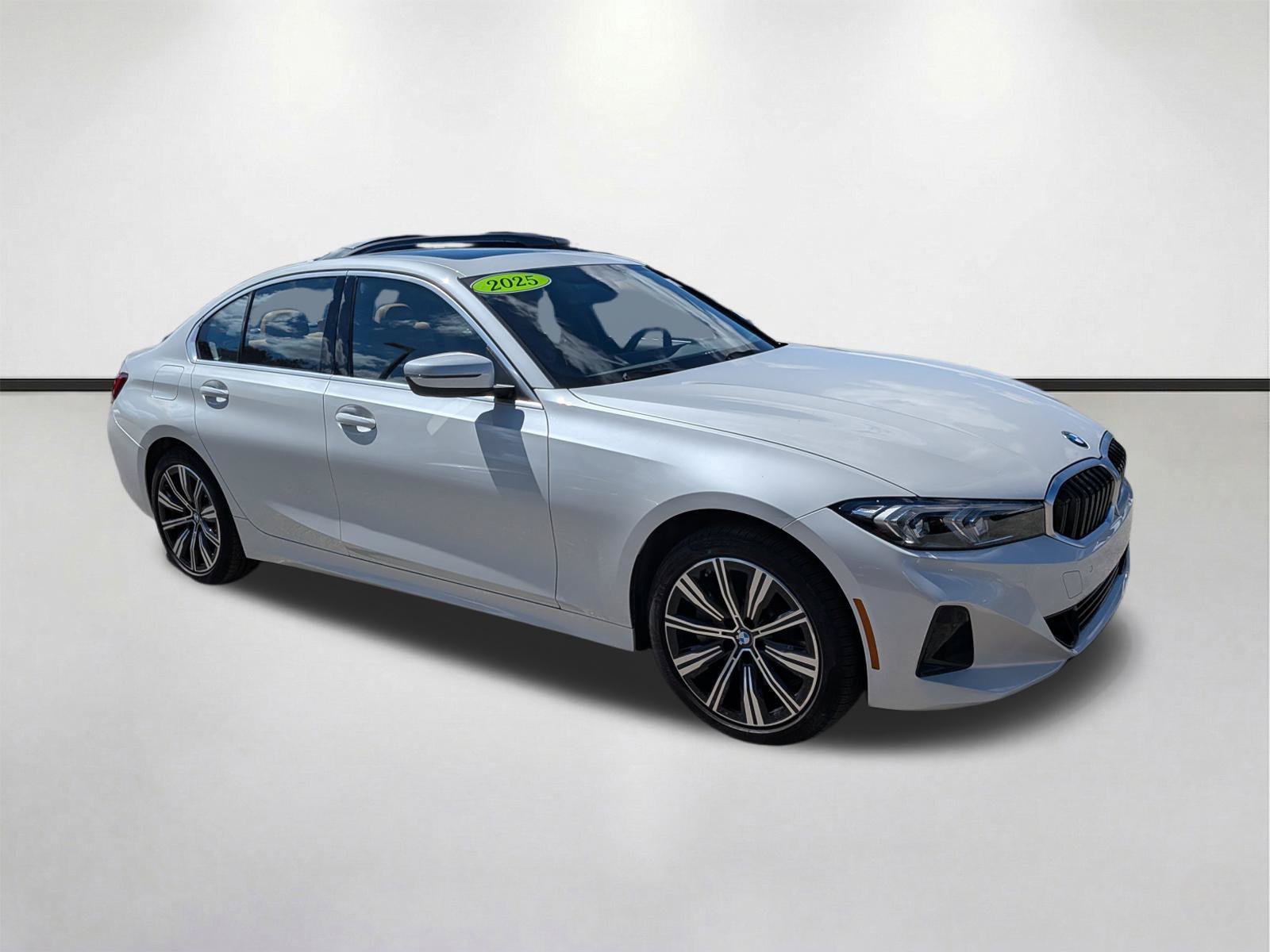 Used 2025 Mineral White Metallic BMW 330i xDrive image 1