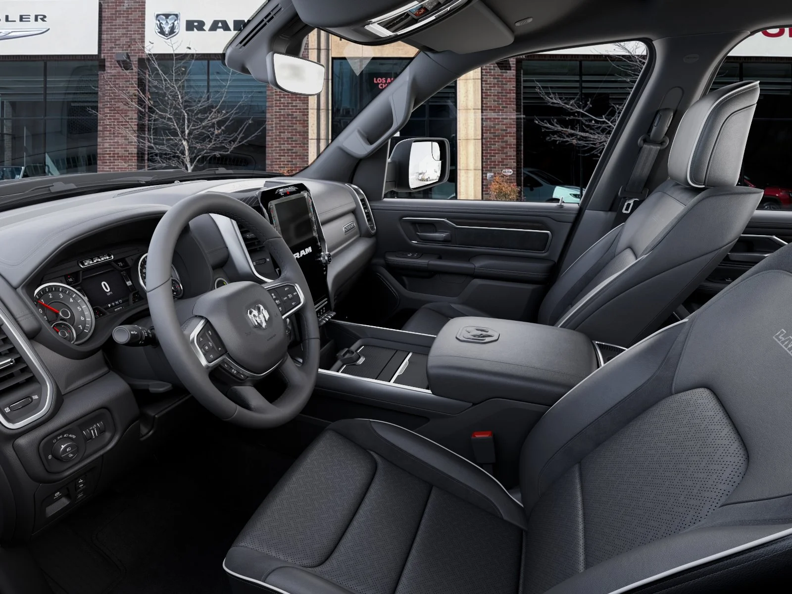 New 2026 Granite Crystal Metallic Clear-Coat Exterior Paint RAM Laramie image 48