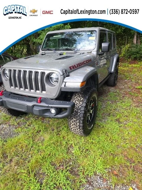Used 2021 Gray Jeep Unlimited Rubicon image 1