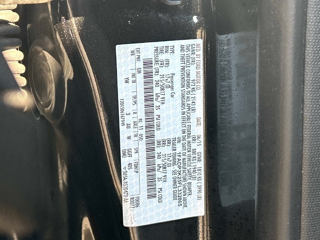 Used 2015 Black Ford SE image 10