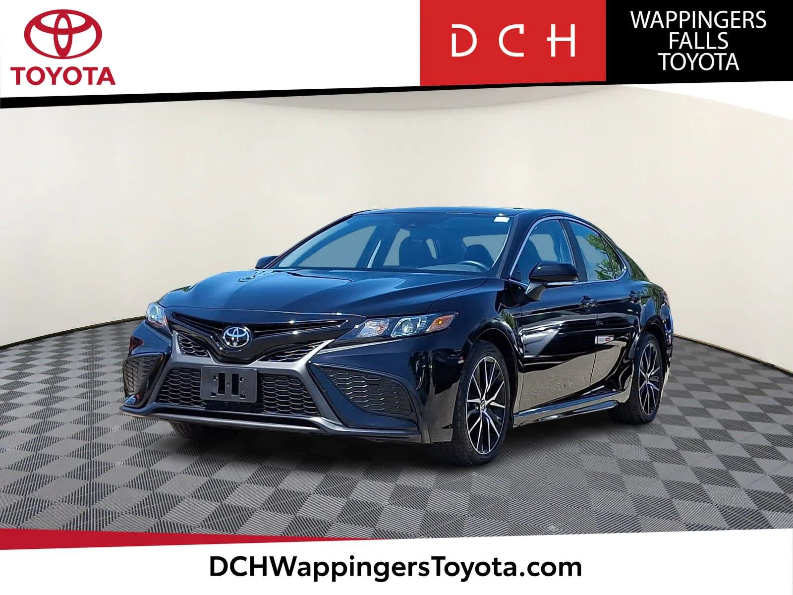 Certified Used 2024 Midnight Black Metallic Toyota SE image 1