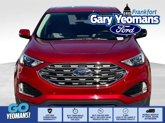 Used 2024 Red Ford Titanium image 1