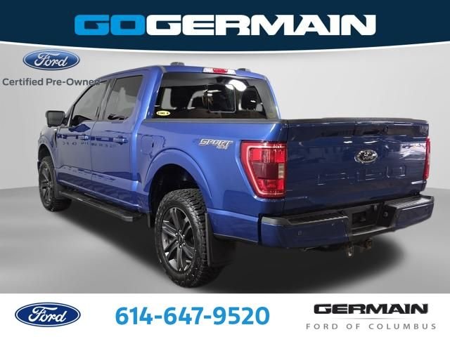 Certified Used 2023 Atlas Blue Metallic Ford XLT image 9