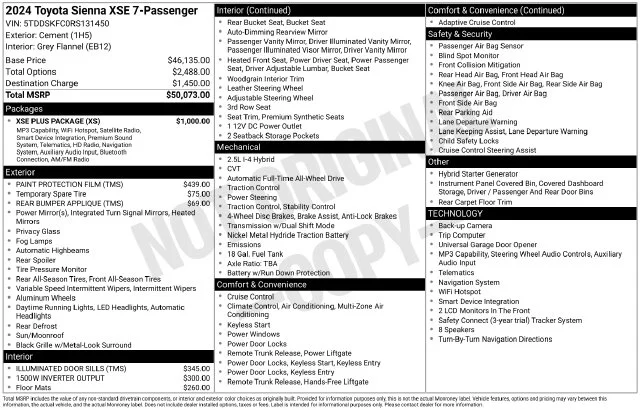 Used 2024 Gray Toyota XSE image 41
