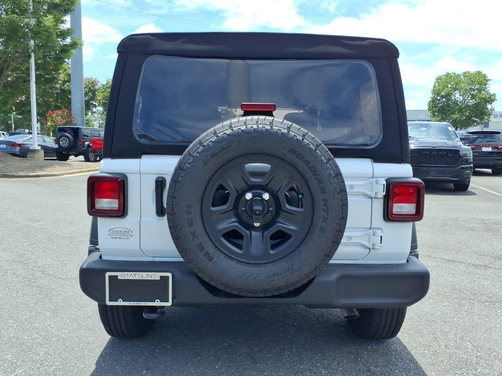 Used 2025 Bright White Clearcoat Jeep Sport image 16