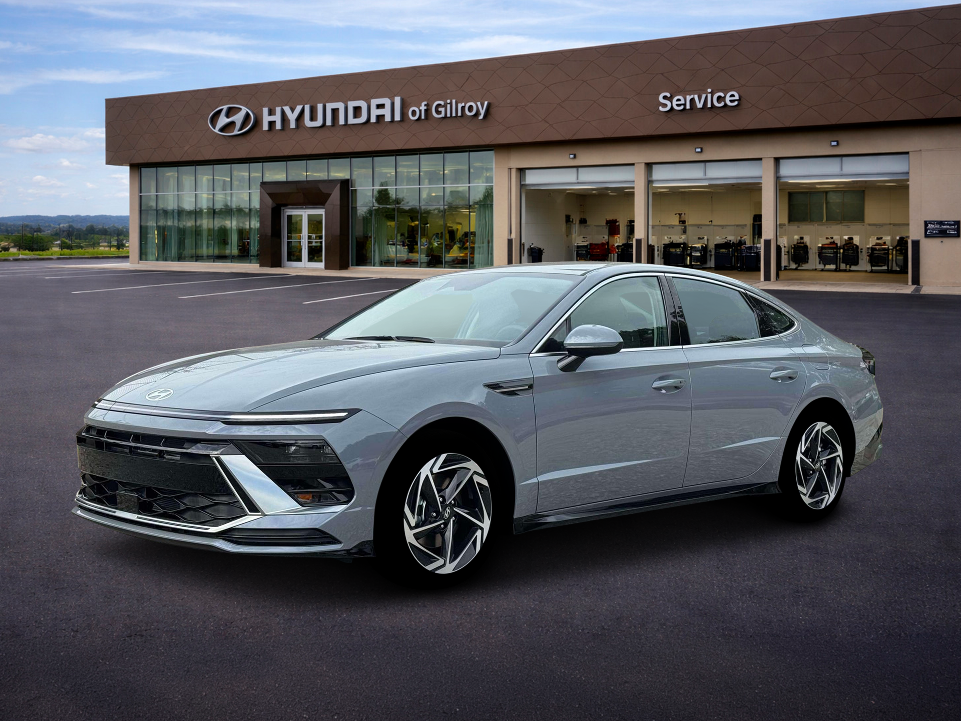 New 2026 Blue Hyundai SEL Sport image 2