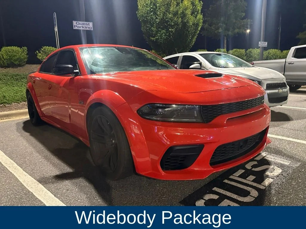 Used 2023 Orange Dodge R/T Scat Pack Widebody image 4
