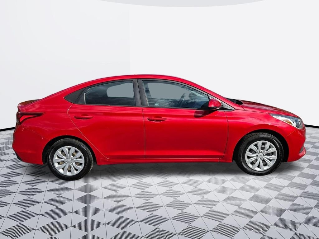 Used 2021 Pomegranate Red Metallic Hyundai SE image 6