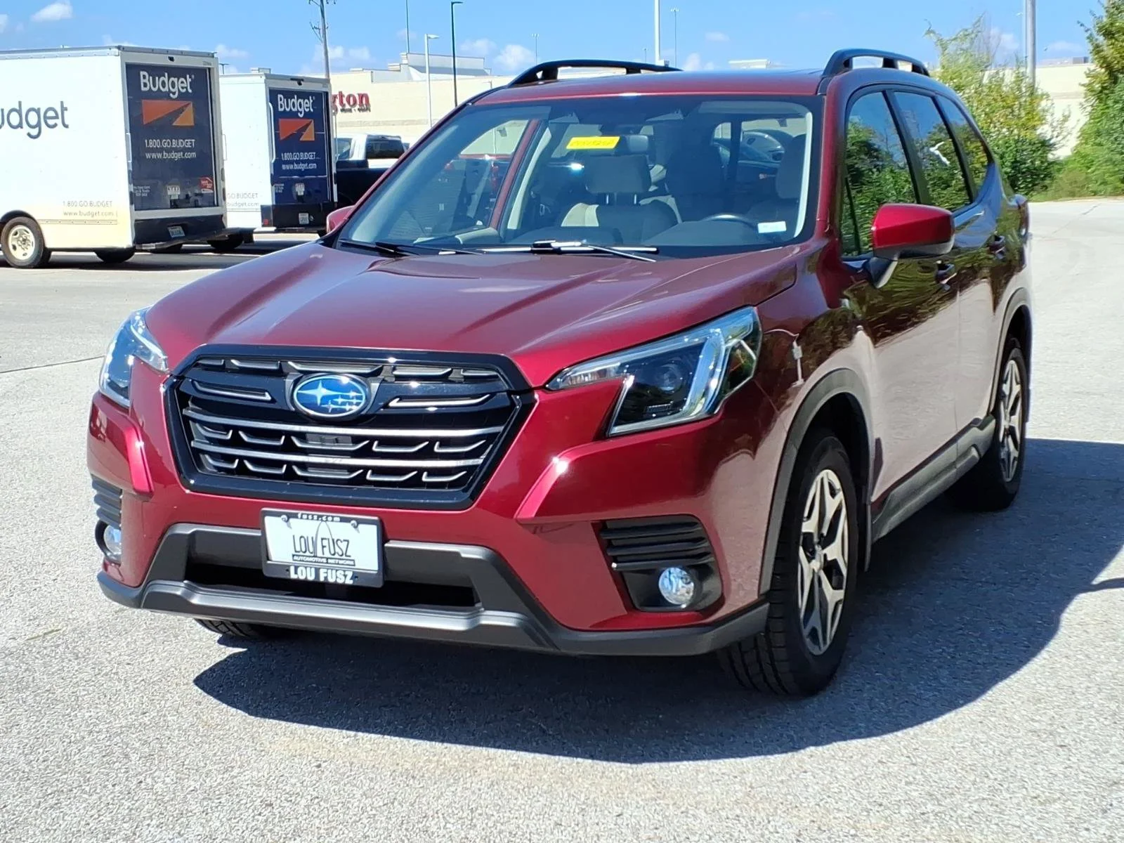Used 2022 Crimson Red Pearl Subaru Premium image 2