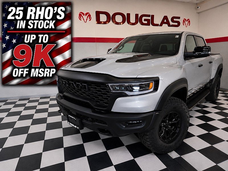 New 2026 Silver Zynith Exterior Paint RAM RHO 4x4 Crew Cab 5