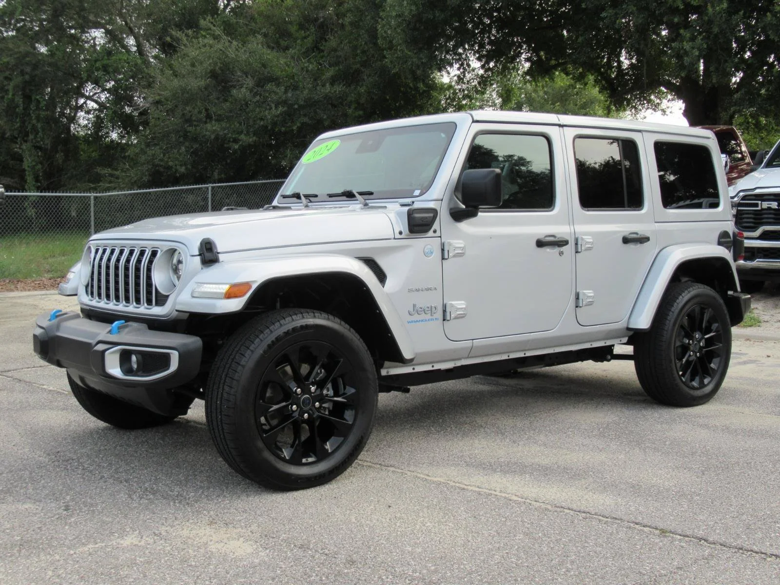 Certified Used 2024 Silver Jeep Sahara 4xe image 3