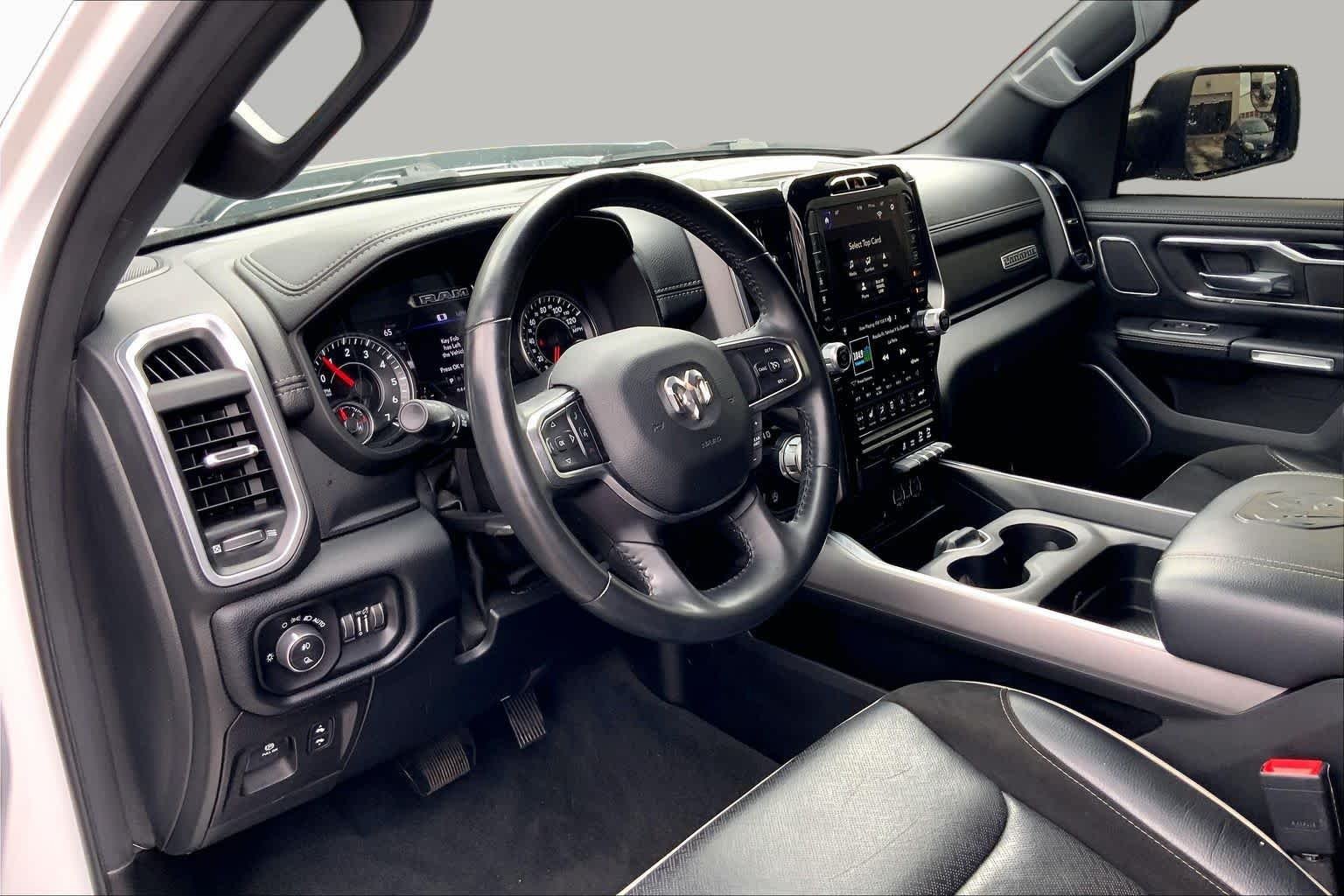 Used 2021 Bright White Clearcoat Ram Laramie image 16