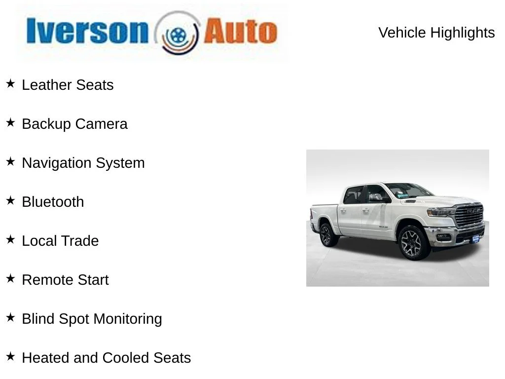 Used 2025 White Ram Laramie image 2