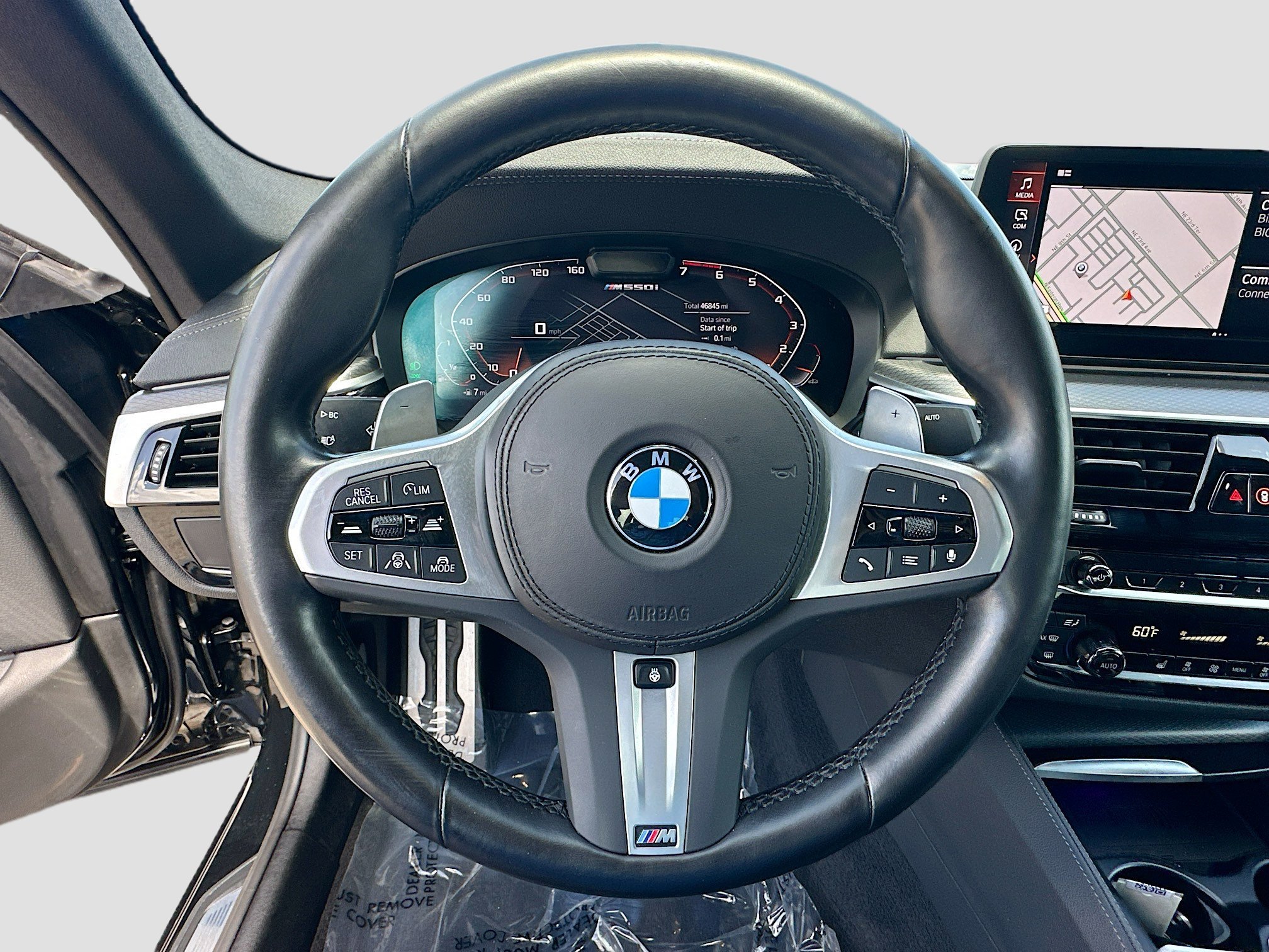 Used 2023 Black Sapphire Metallic BMW M550i xDrive image 10
