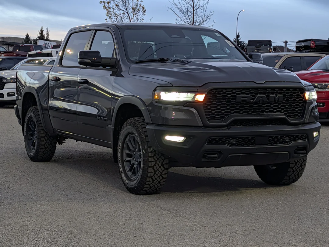 New 2026 Grey RAM Rebel - - 4x4 - Panoramic Sunroof - Surround View Camera - Ventilated Seats & More! image 2