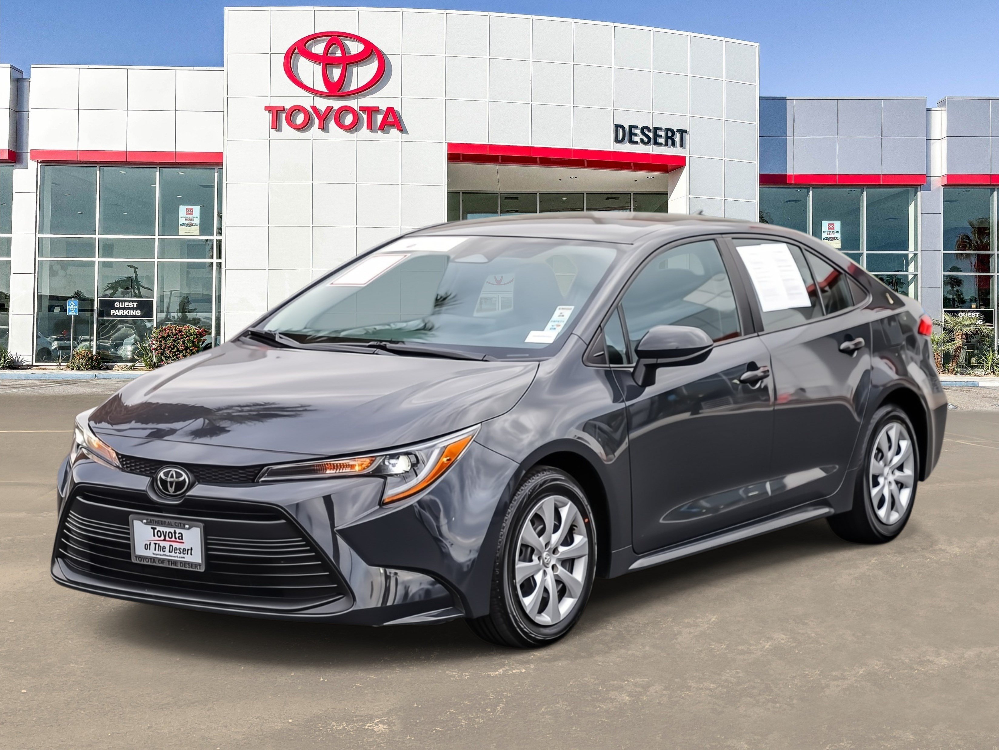 Used 2024 Underground/Midnight Black Metallic Toyota LE image 3