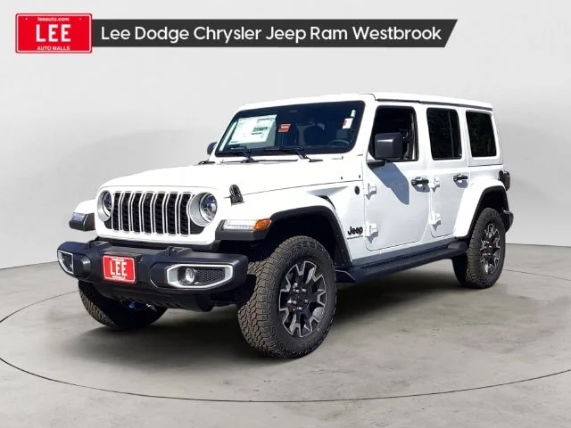 New 2027 Bright White Jeep 4-DOOR SAHARA image 1