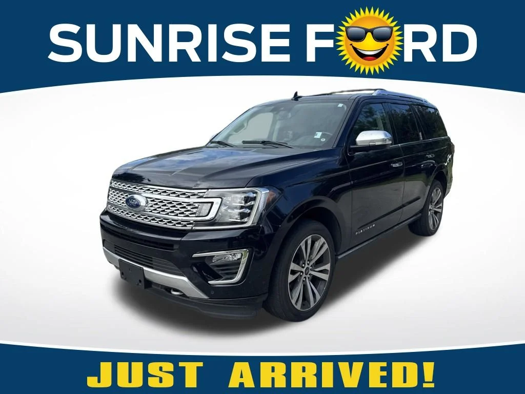 Used 2021 Blue Metallic Ford Platinum image 1