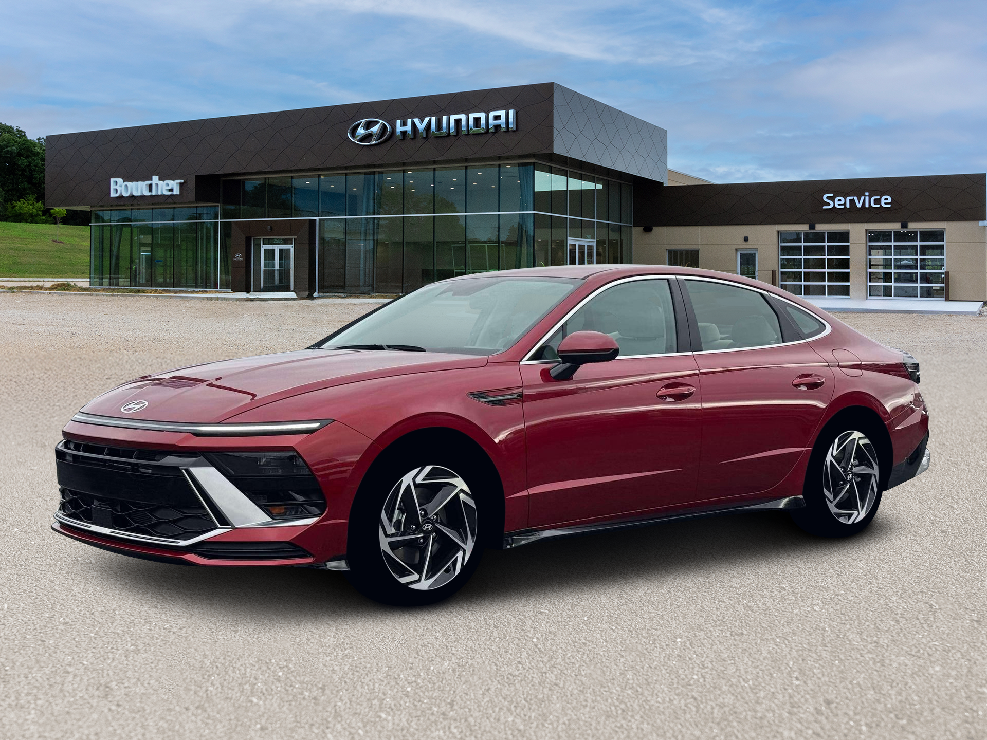 New 2026 Ultimate red Hyundai SEL Sport image 2