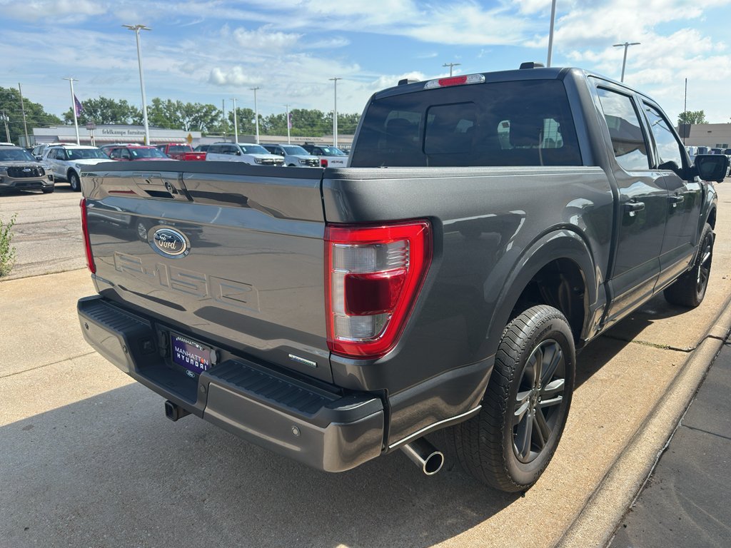 Used 2023 Carbonized Gray Metallic Ford Lariat image 5