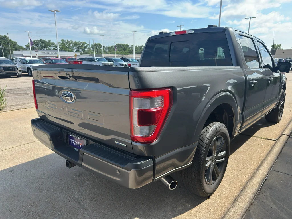 Used 2023 Carbonized Gray Metallic Ford Lariat image 5