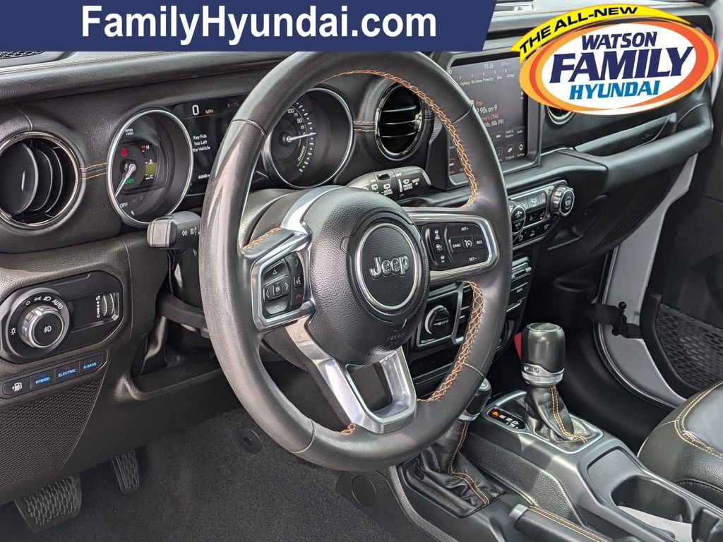 Used 2023 Silver Jeep Sahara 4xe image 11
