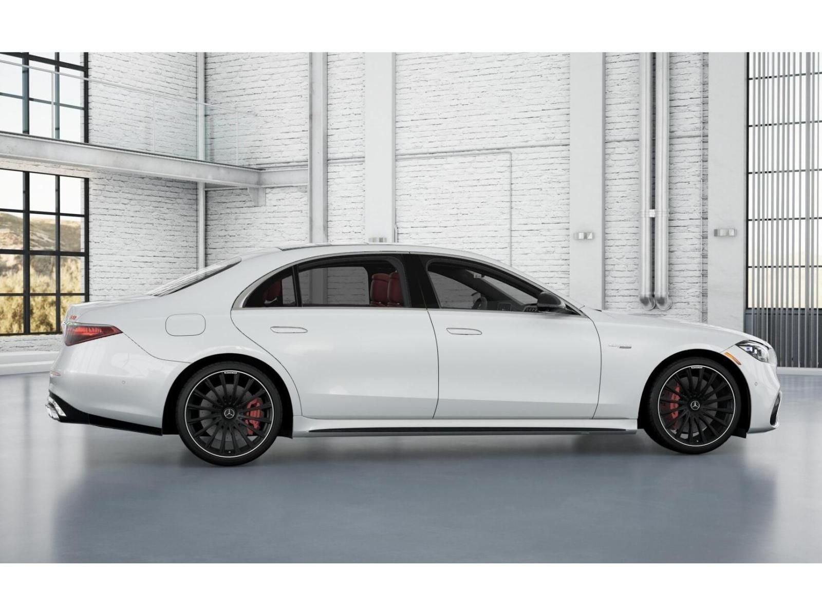 New 2026 MANUFAKTUR Moonlight White Metallic Mercedes-Benz S 63 E AMG® image 19