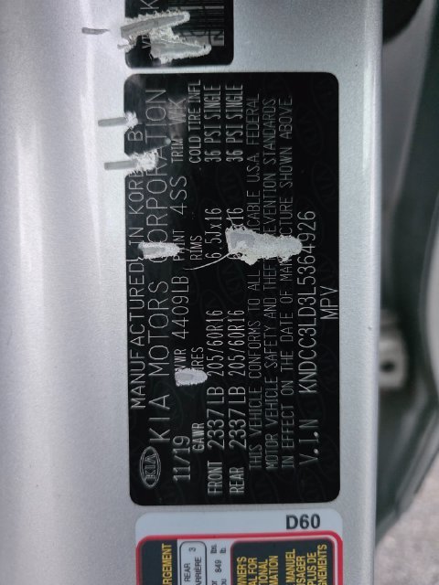 Used 2020 Silky Silver Kia EX Premium image 29