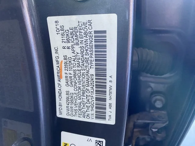 2018 Honda Accord LX - Photo 34