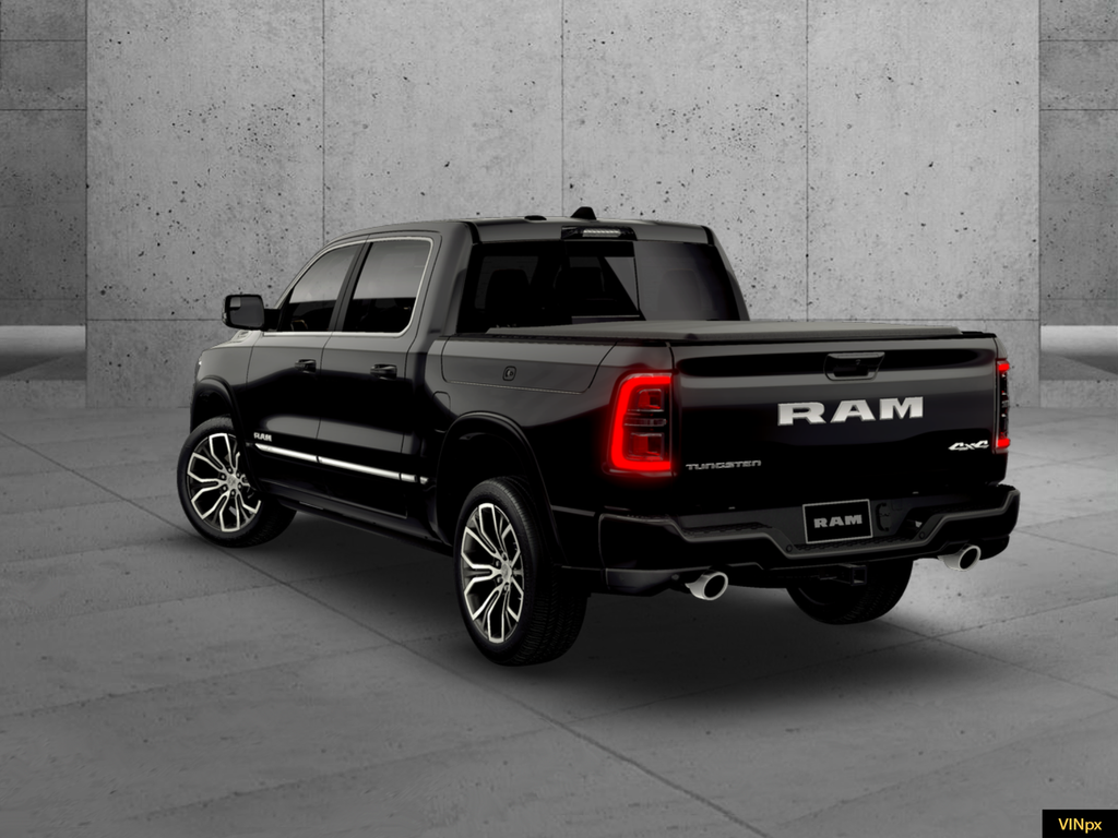 New 2026 Diamond Black Crystal Pearl-Coat Exterior Paint RAM Tungsten image 4