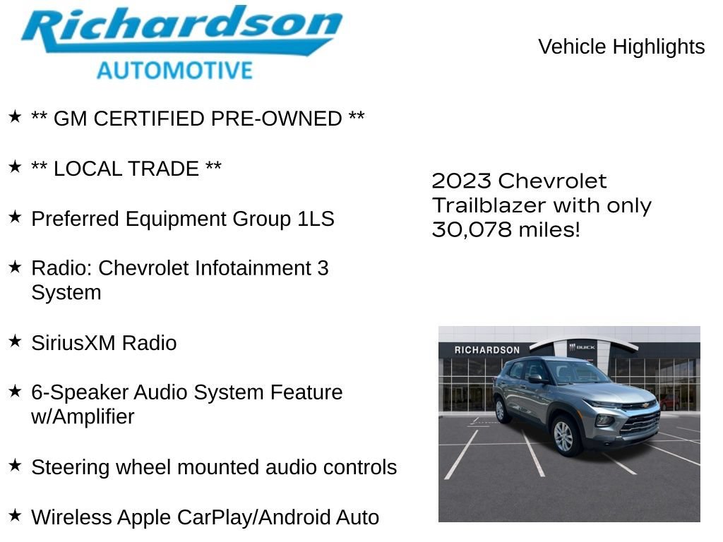 Used 2023 Sterling Gray Metallic Chevrolet LS image 11