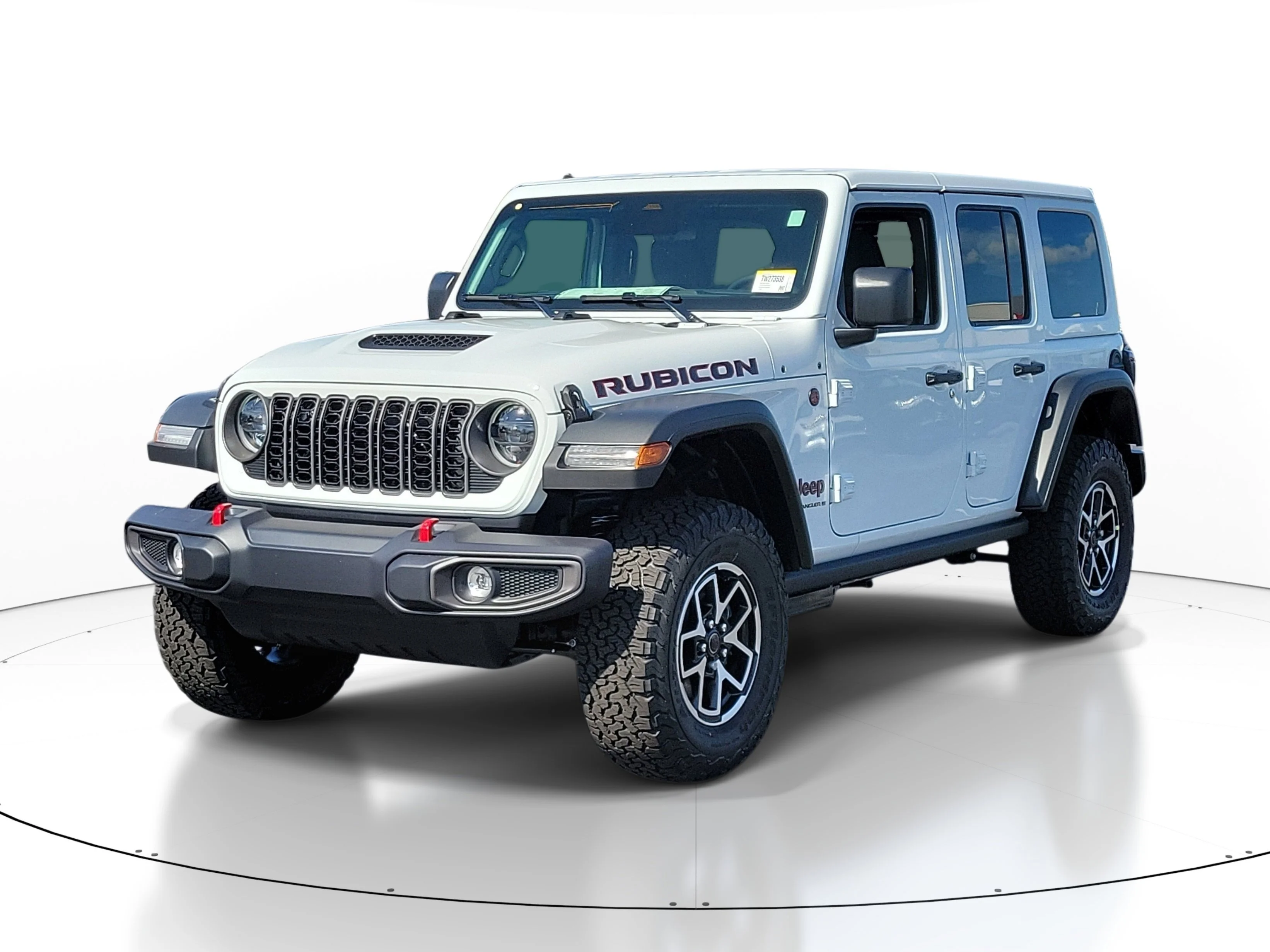 New 2026 Bright White Clearcoat Jeep Rubicon image 3