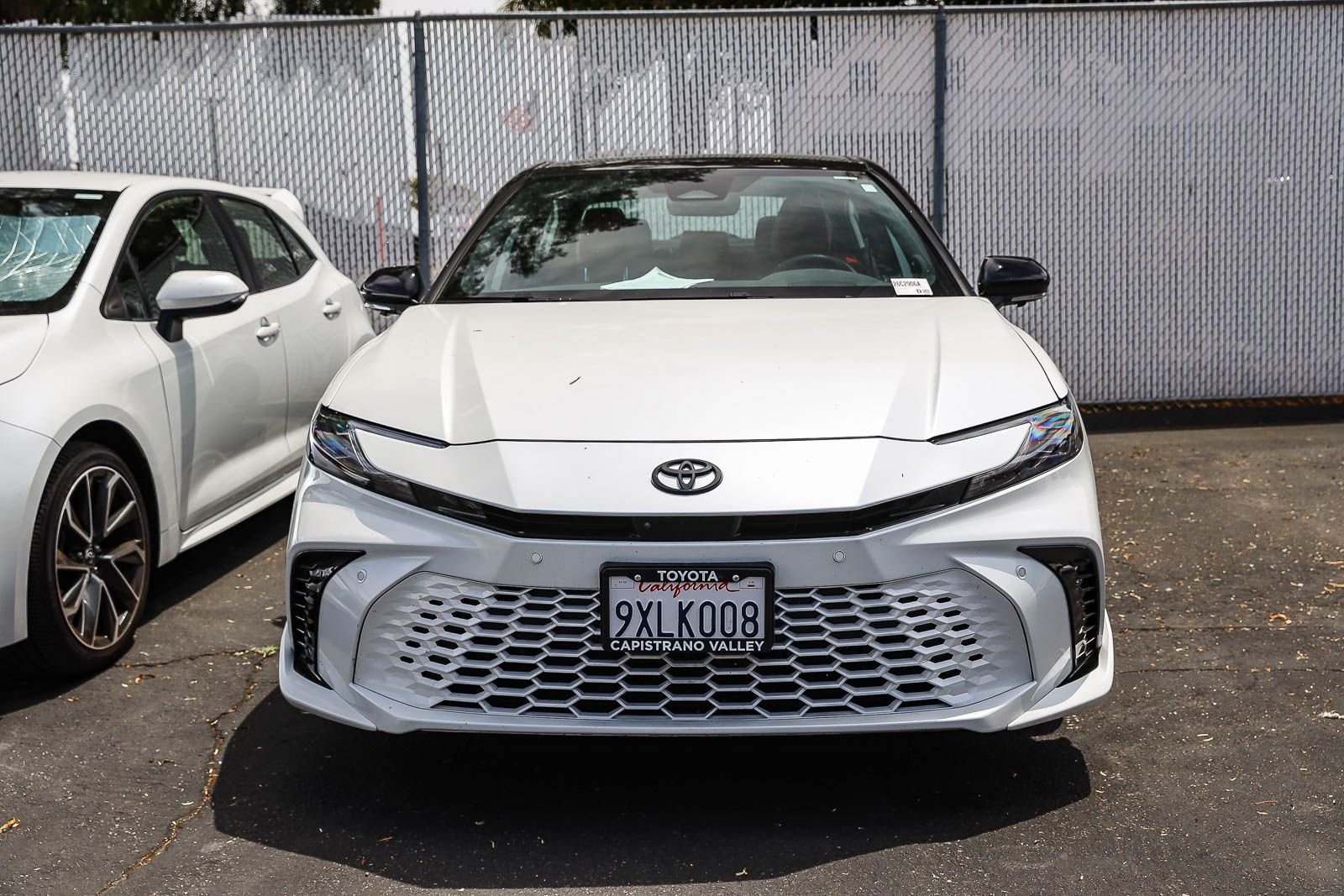 Used 2025 Midnight Black Metallic Toyota XSE image 2
