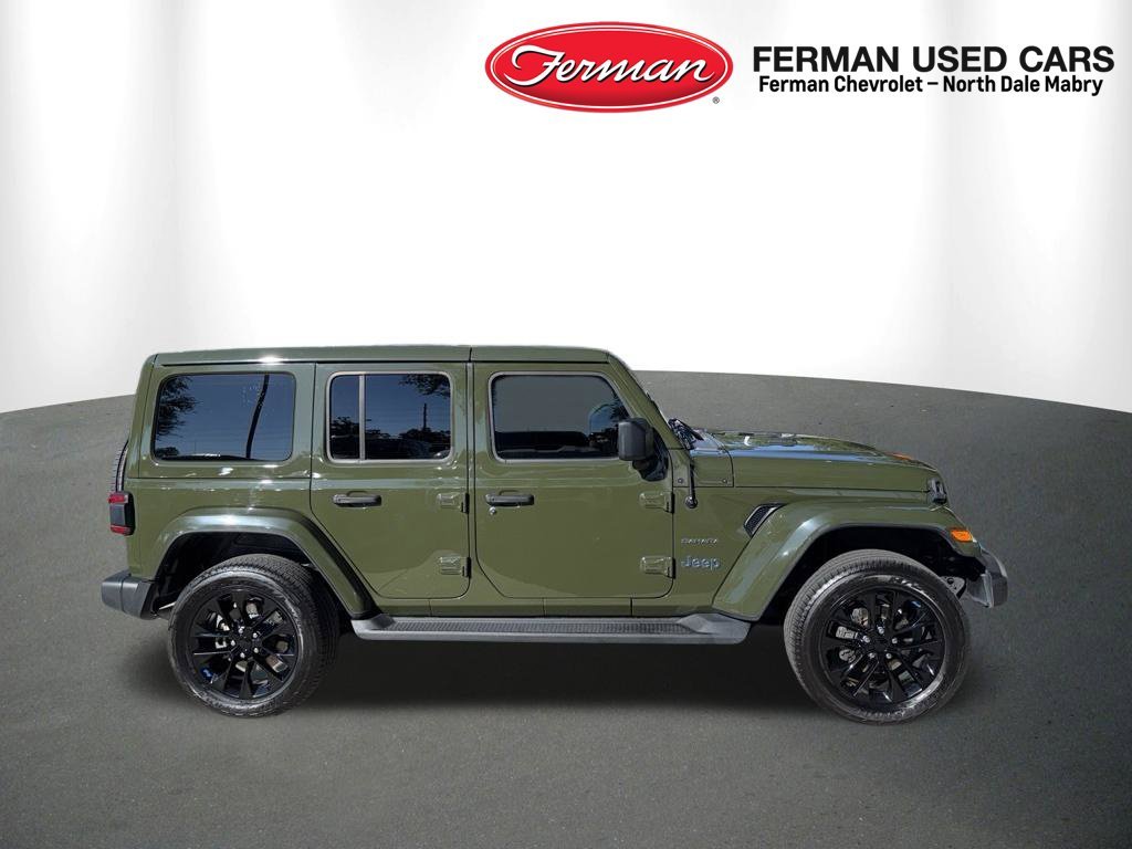 Used 2023 Green Jeep Sahara 4xe image 9