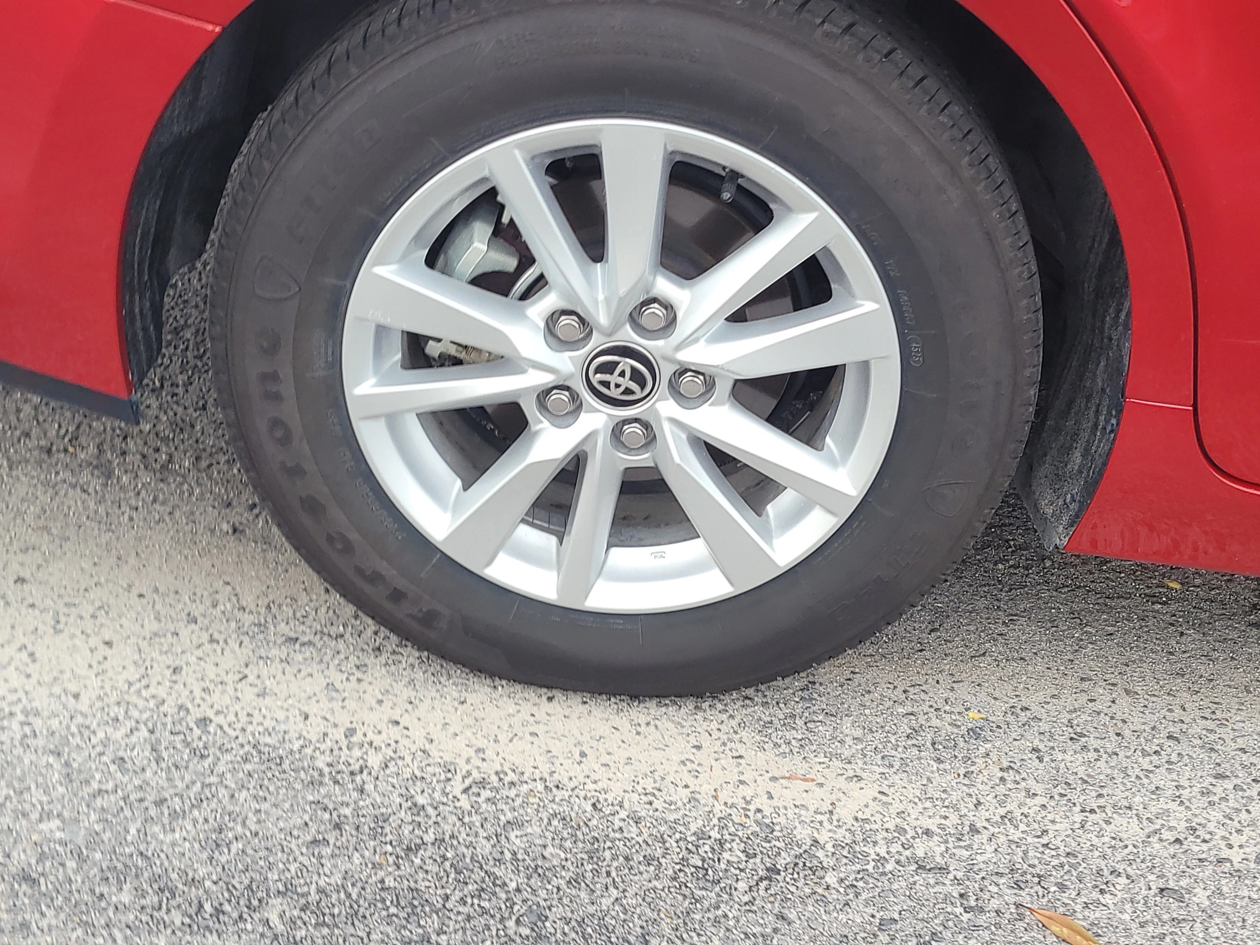 Certified Used 2025 Red Toyota LE image 8