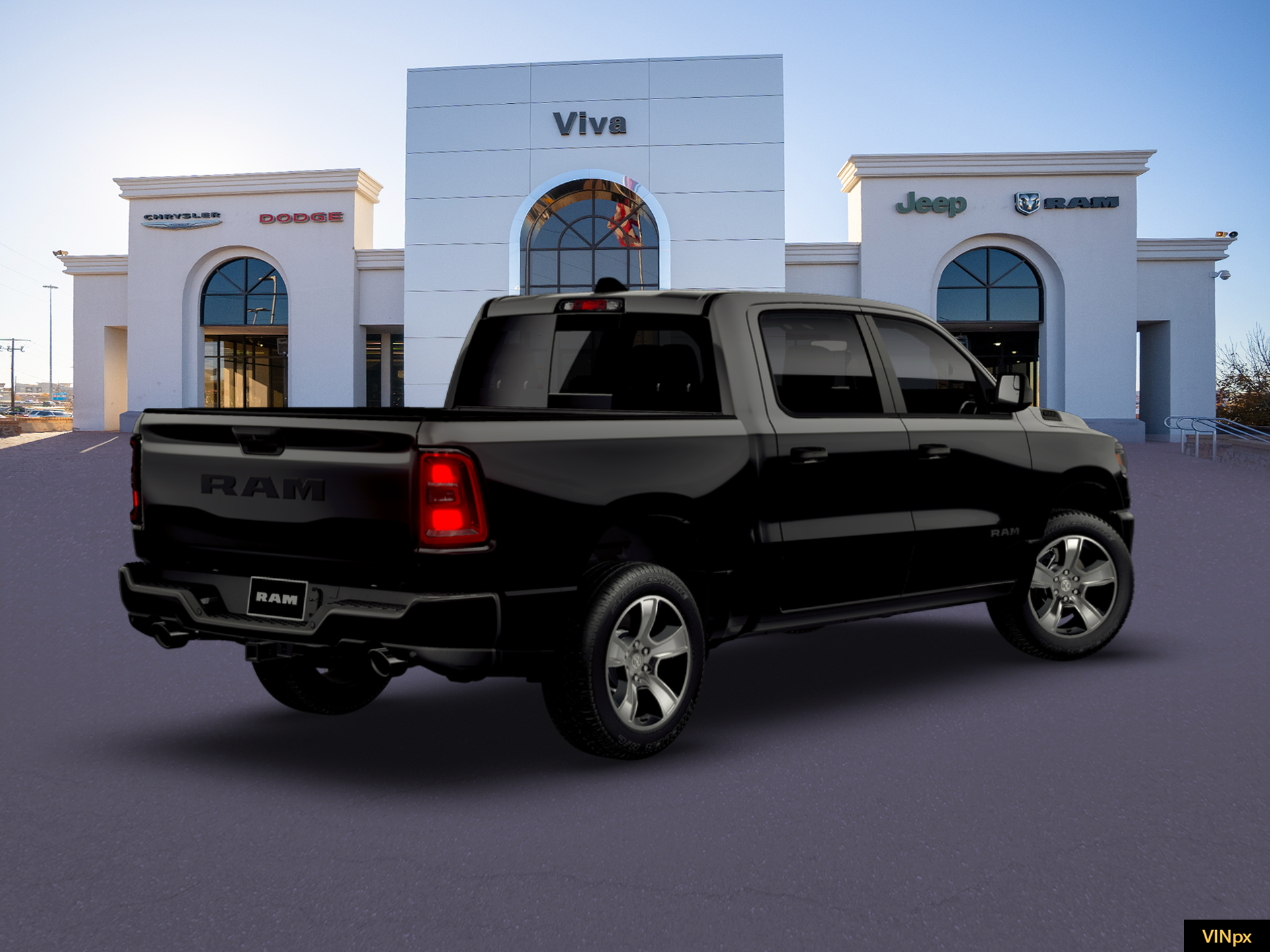 New 2026 Diamond Black Crystal Pearlcoat RAM Express image 7