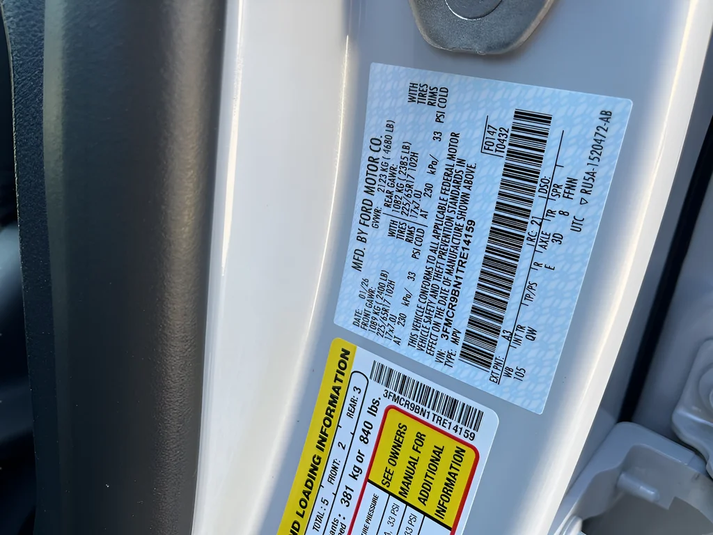 New 2026 Space White Metallic Ford Big Bend® image 23
