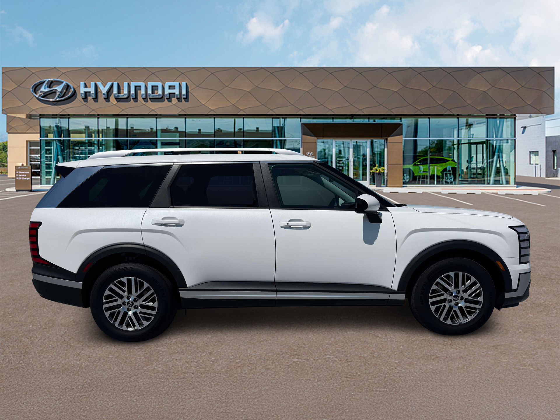 New 2027 White Hyundai SEL AWD image 9