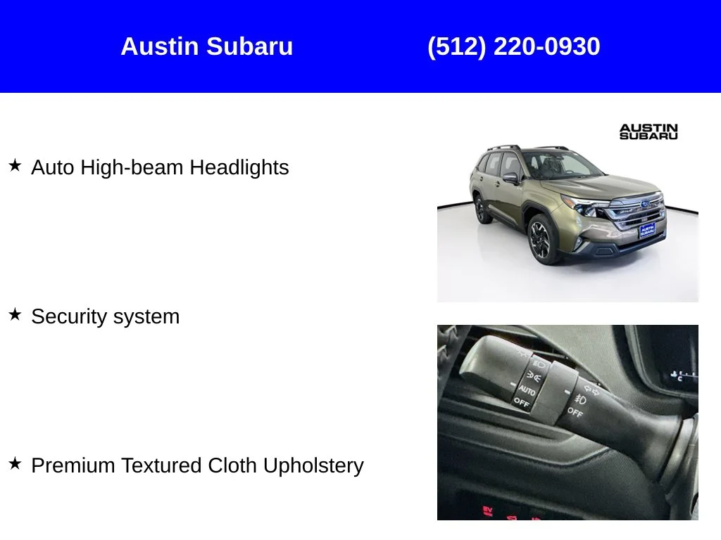 New 2026 Green Subaru Premium Hybrid image 17