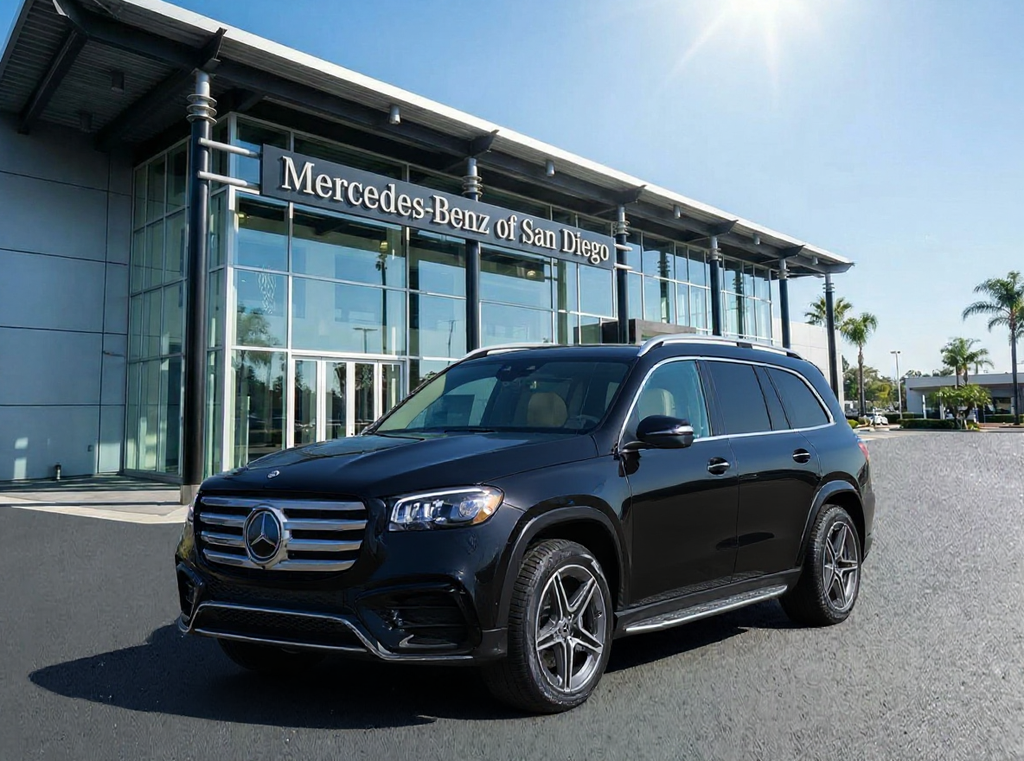 New 2026 Obsidian Black Metallic Mercedes-Benz GLS 450 image 1