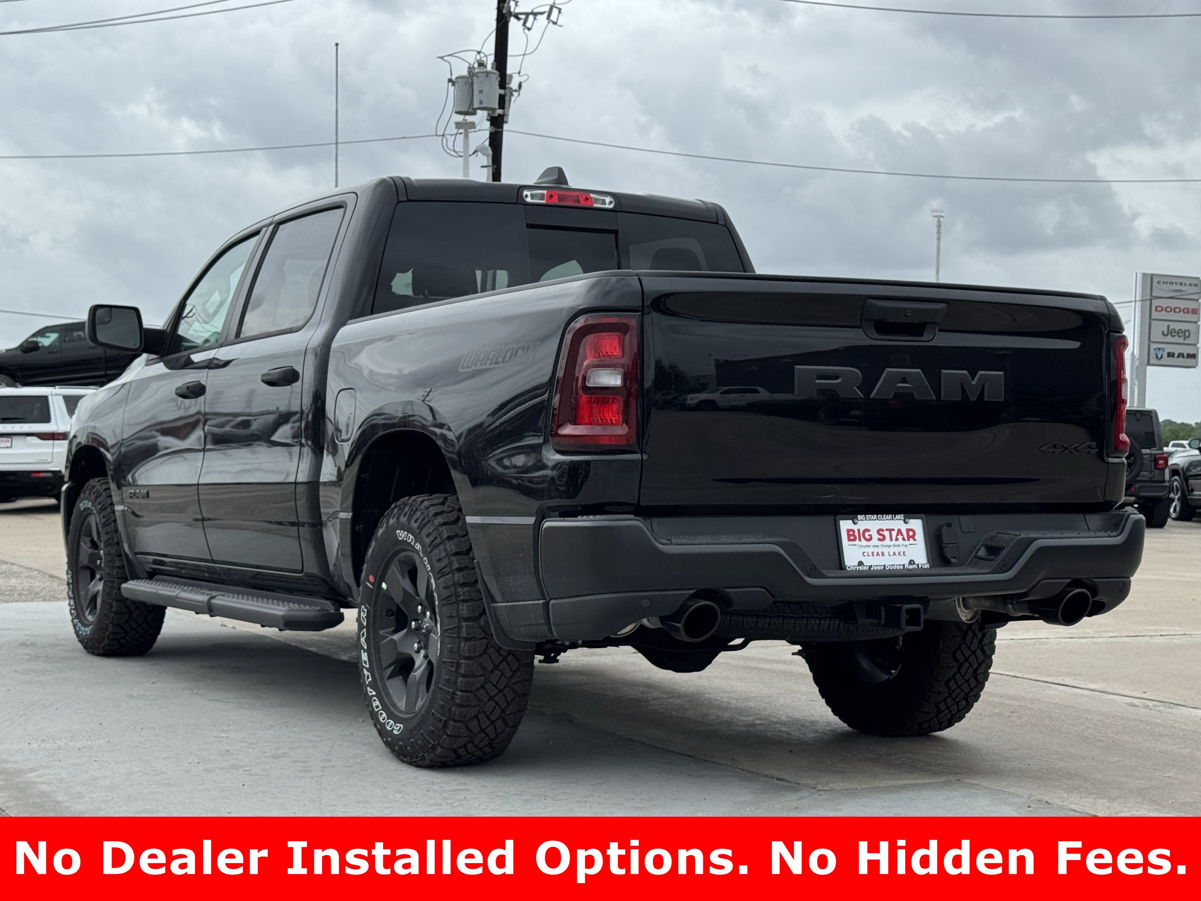 New 2026 Diamond Black Crystal Pearl-Coat Exterior Paint RAM Warlock image 7