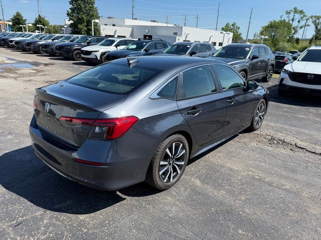 Certified Used 2023 Meteorite Gray Metallic Honda EX image 3