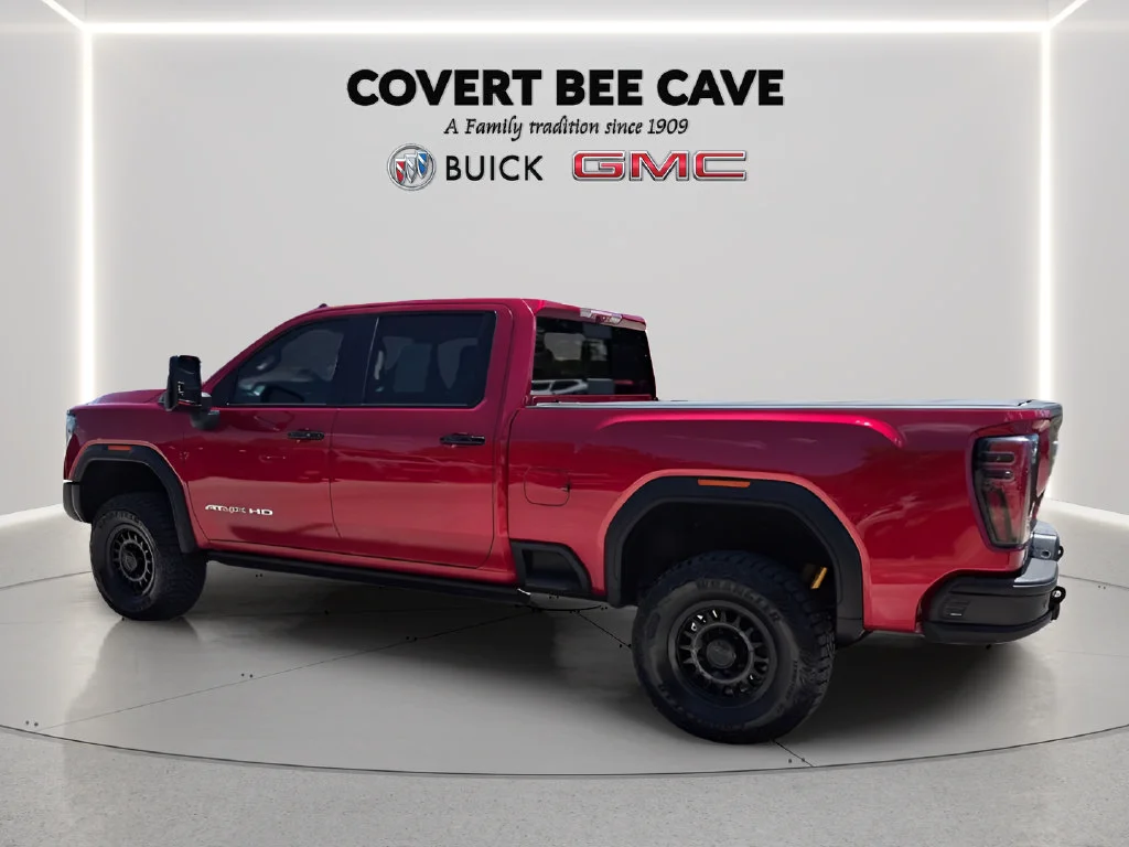 Used 2025 Volcanic Red Tintcoat GMC AT4X image 9