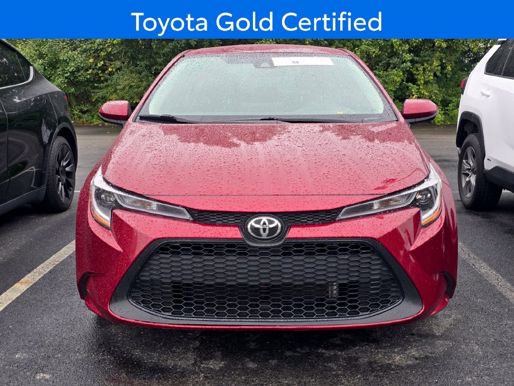Certified Used 2022 Red Toyota LE image 2