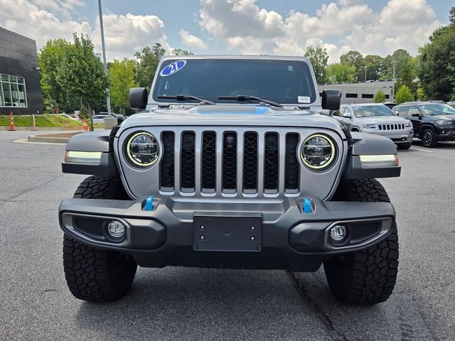 Used 2021 Silver Jeep Unlimited Rubicon 4xe image 2