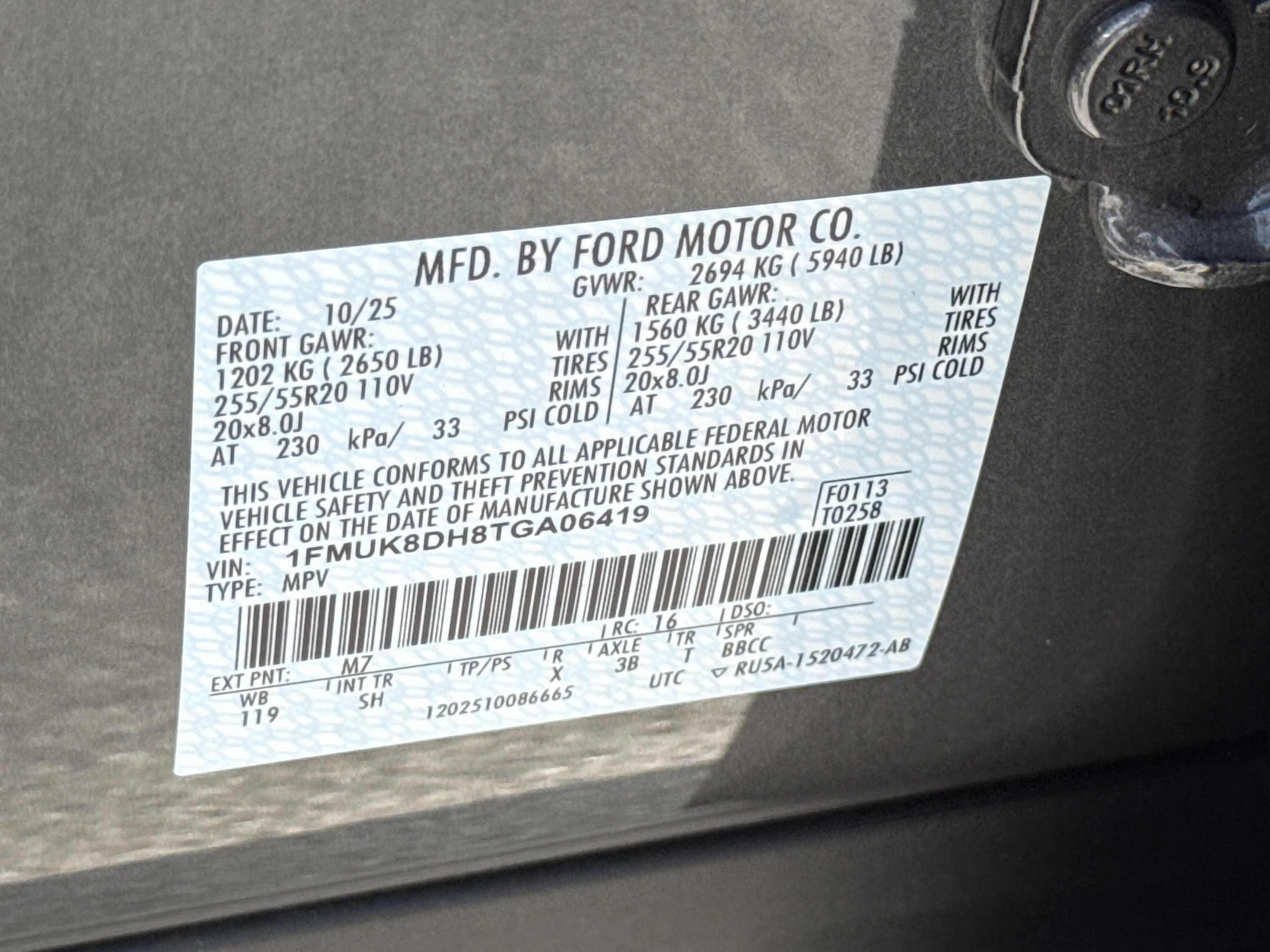 Used 2026 Carbonized Gray Metallic Ford Active image 46