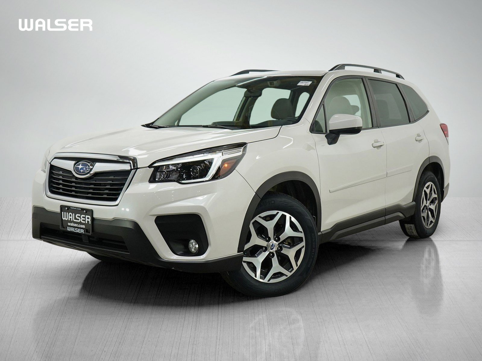 Used 2021 Crystal White Pearl Subaru Premium image 1