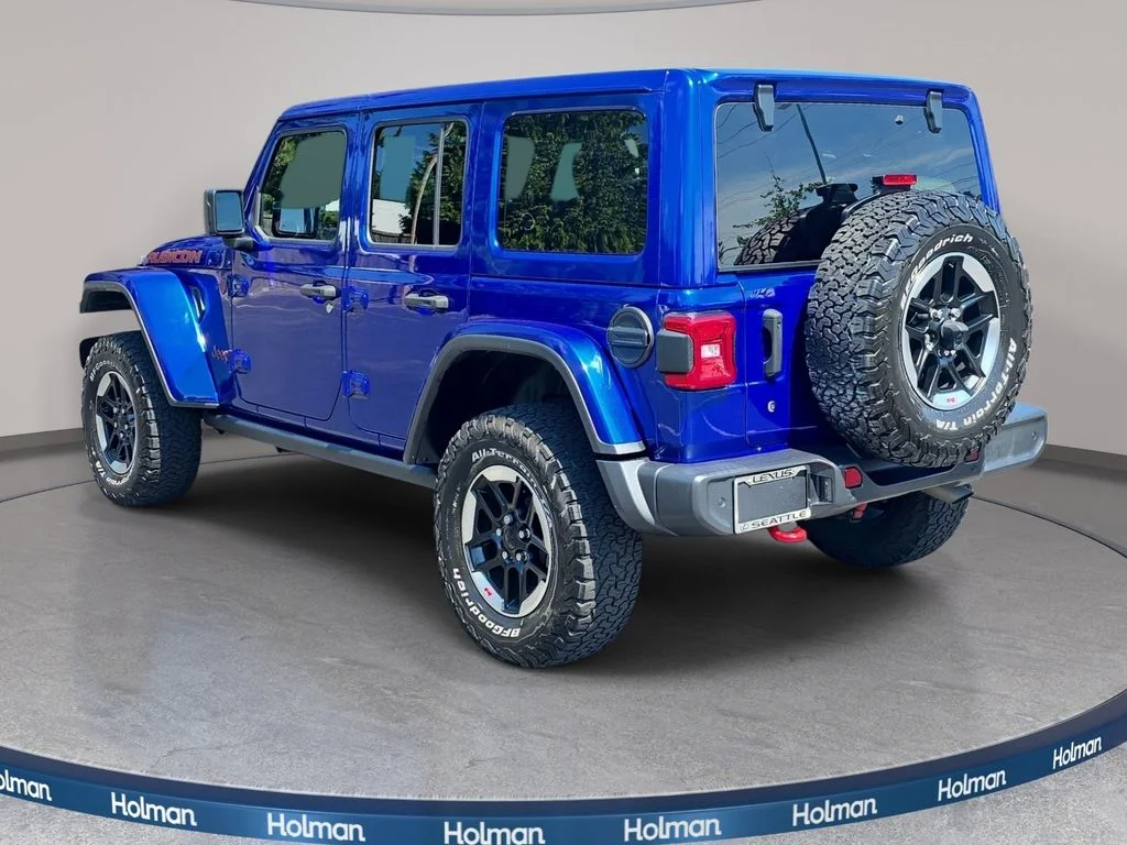 Used 2020 Blue Jeep Unlimited Rubicon image 8