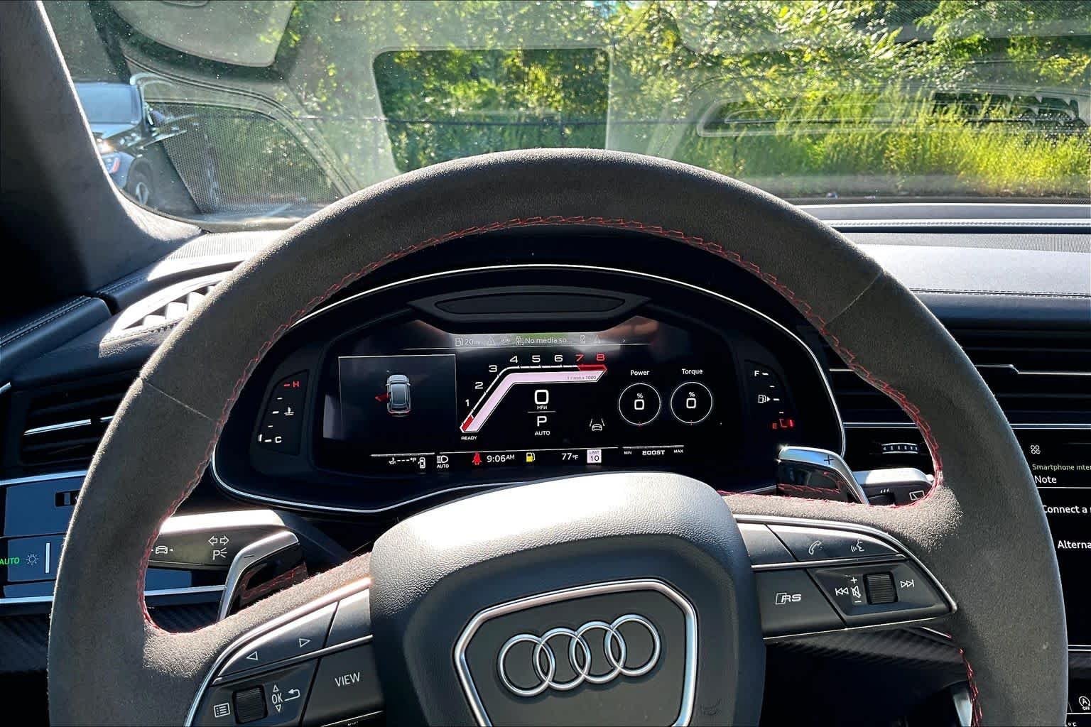 Used 2025 Mythos Black Metallic Audi performance image 26